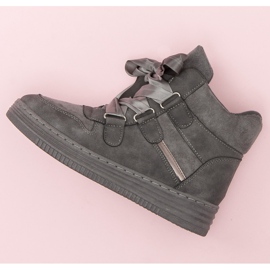 Sport Zapatillas altas con lazo gris 5