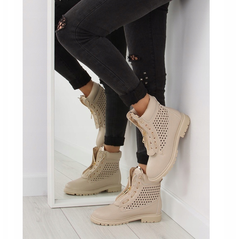 Cremallera calada balmanki oro R103 Beige 1