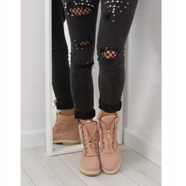 Bálsamo calado, cremallera dorada, R103 Rosa 1