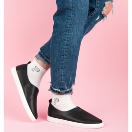 Zapatillas slip-on negras negro 5