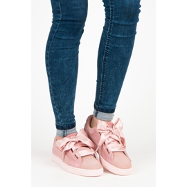 Puma Suede Heart Pebble WN`S rosado 5