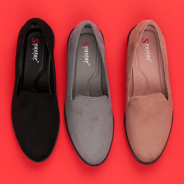 Seastar Señores de gamuza negro 1