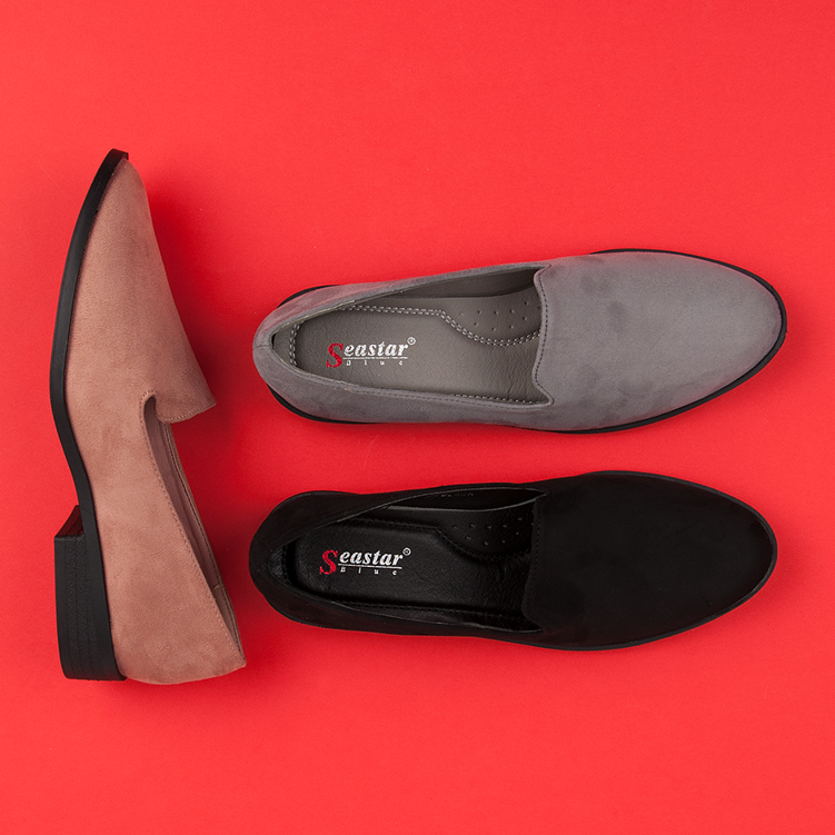 Seastar Señores de gamuza rosado 1