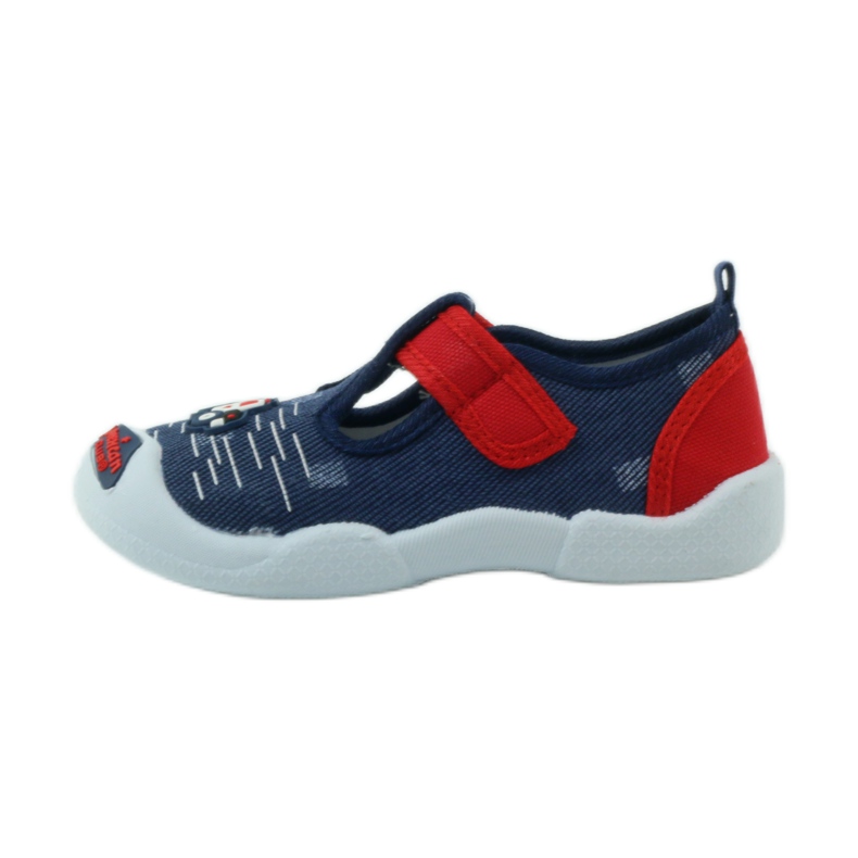 American Club Zapatillas deportivas americanas calzado infantil plantilla piel rojo azul marino 2