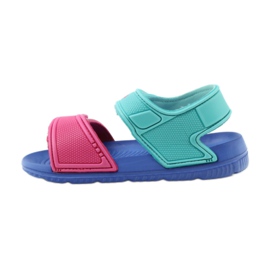 Sandalias de niño para agua American Club azul 6631 verde rosado 2