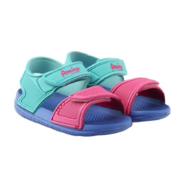 Sandalias de niño para agua American Club azul 6631 verde rosado 4