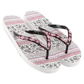 Ax Boxing Chanclas de mujer blanco 1