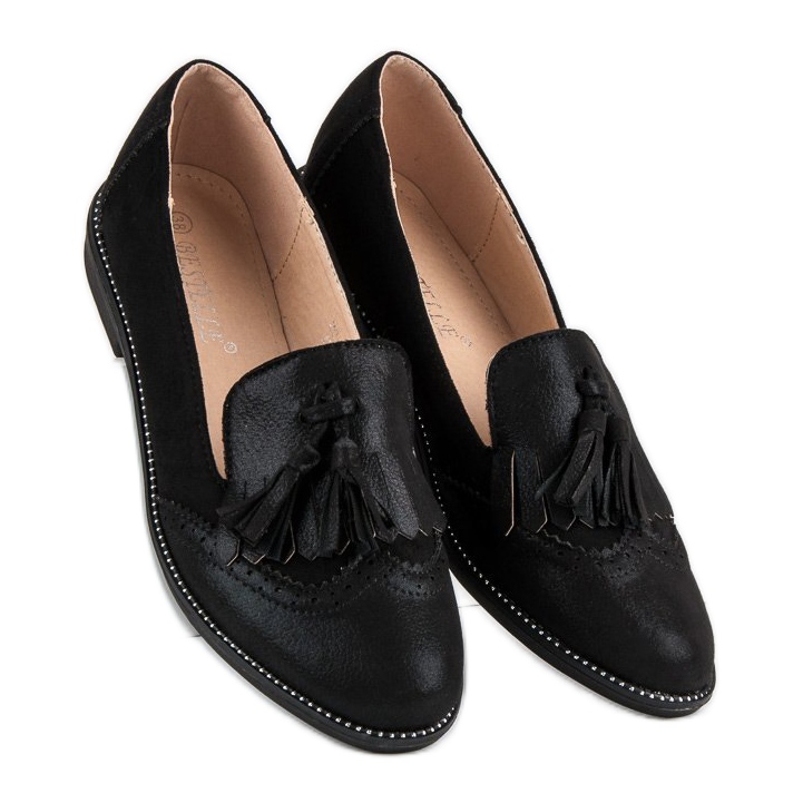 Bestelle Mocasines de mujer con estilo negro 1 Bestelle Mocasines de mujer con estilo negro 1