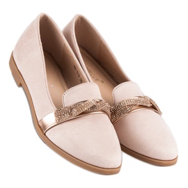 Bestelle Zapatos de ante con cristales rosado 3