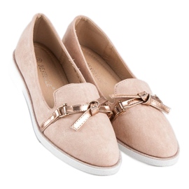 Bestelle Zapatos elegantes de ante rosado 5