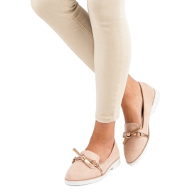 Bestelle Zapatos elegantes de ante rosado 3