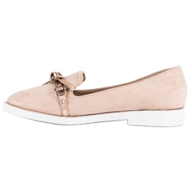 Bestelle Zapatos elegantes de ante rosado 2