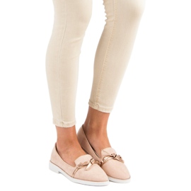 Bestelle Zapatos elegantes de ante rosado 4