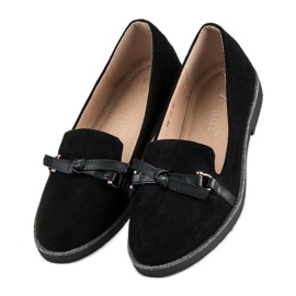 Bestelle Zapatos elegantes de ante negro 1