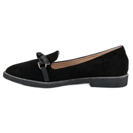 Bestelle Zapatos elegantes de ante negro 3