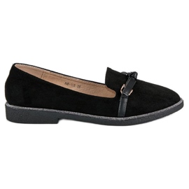 Bestelle Zapatos elegantes de ante negro 4