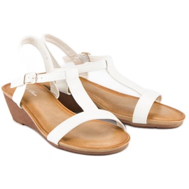 Bello Star Sandalias de verano para mujer blanco 2