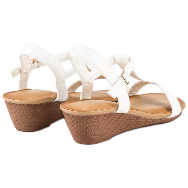 Bello Star Sandalias de verano para mujer blanco 1