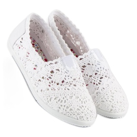 Bailarinas encaje blanco 1