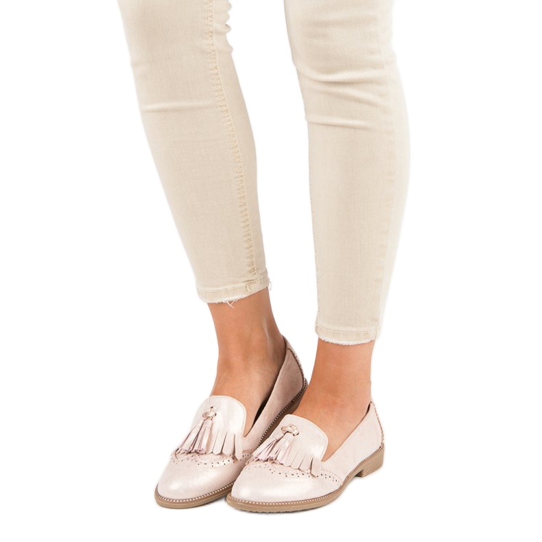 Bestelle Mocasines de mujer con estilo rosa 2