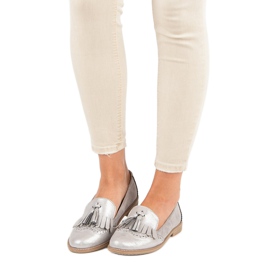 Bestelle Mocasines de mujer con estilo gris 1