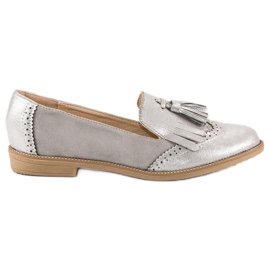 Bestelle Mocasines de mujer con estilo gris 3