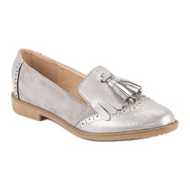 Bestelle Mocasines de mujer con estilo gris 4