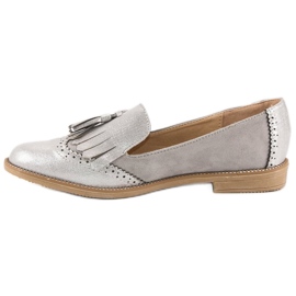 Bestelle Mocasines de mujer con estilo gris 5