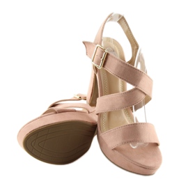 Sandalias rosas en el puesto BJ1602-SD 1