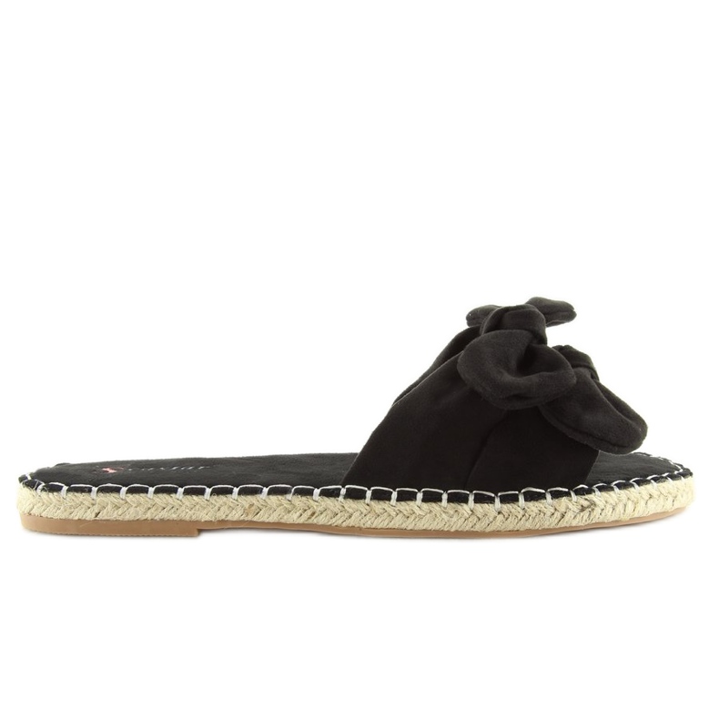 Pantuflas negras de mujer negras LL-119 Black negro 1 Pantuflas negras de mujer negras LL-119 Black negro 1