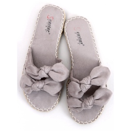 Zapatillas gris mujer gris LL-119 Gris 4