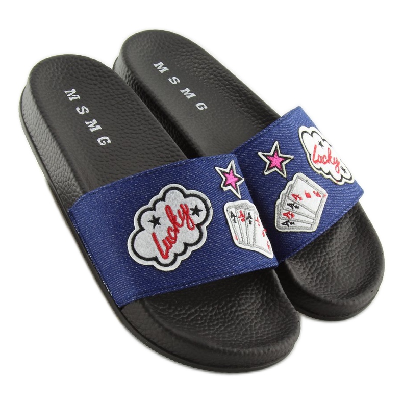 Babuchas vaqueras azul marino ZY-1205 D.BLUE 1