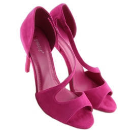 Salón asimétrico fucsia C90 fucsia rosa 2