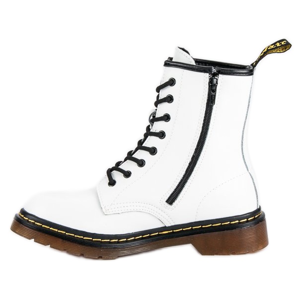 McKey Botas de cuero blanco 1 McKey Botas de cuero blanco 1