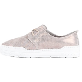 Filippo zapatos de cuero atados gris 6
