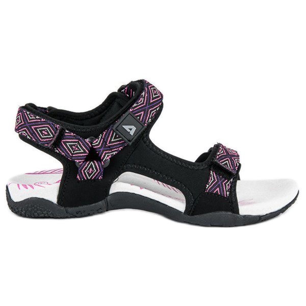 American Club Sandalias deportivas para el verano negro violeta 1