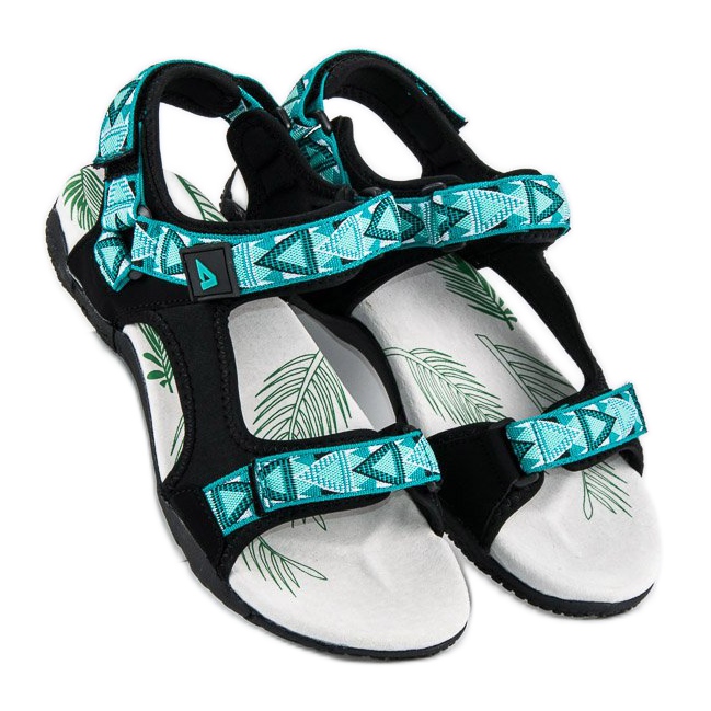 American Club Sandalias deportivas para el verano negro azul 1