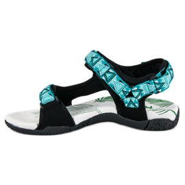 American Club Sandalias deportivas para el verano negro azul 2