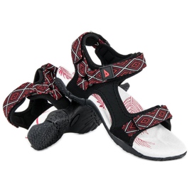 American Club Sandalias de mujer cómodas negro 4
