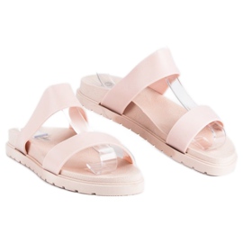 Pantuflas de mujer polvo rosado 4