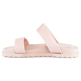 Pantuflas de mujer polvo rosado 2