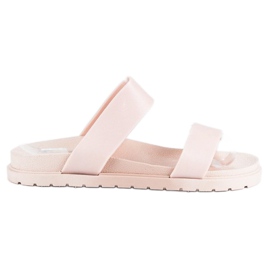 Pantuflas de mujer polvo rosado 3