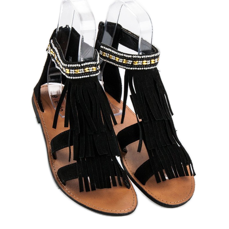 Evento Sandalias Boho Negras negro 1 Evento Sandalias Boho Negras negro 1
