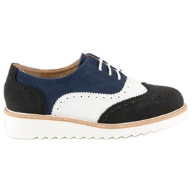 Zapatos de mujer atados negro 7