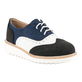 Zapatos de mujer atados negro 1