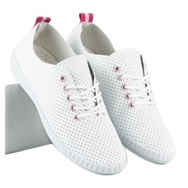 Zapatillas mckeylor caladas blanco rosado 4