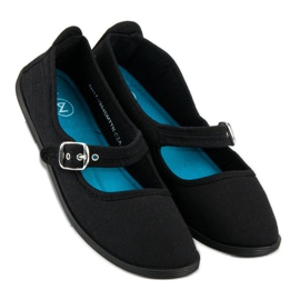 Bailarinas negras con cinturón mckeylor negro 1 Bailarinas negras con cinturón mckeylor negro 1