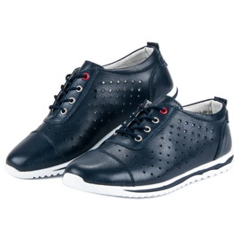 Zapatillas VINCEZA caladas azul marino 2