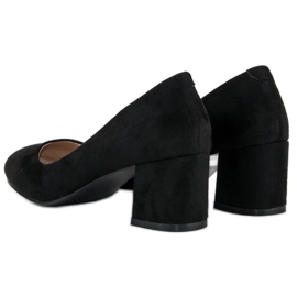 Salones VINCEZA de ante negro 4