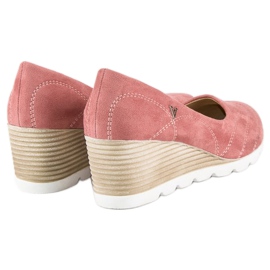 Bombas en la cuña VINCEZA rosado 4